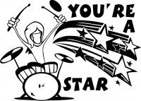 You're a star logo