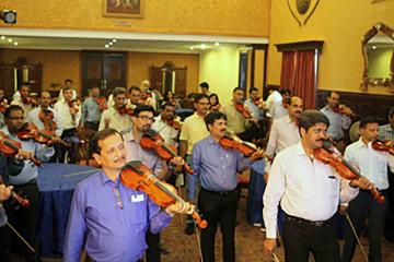 musical collaborative activity team building India