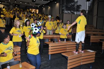 fan chants football team building activity