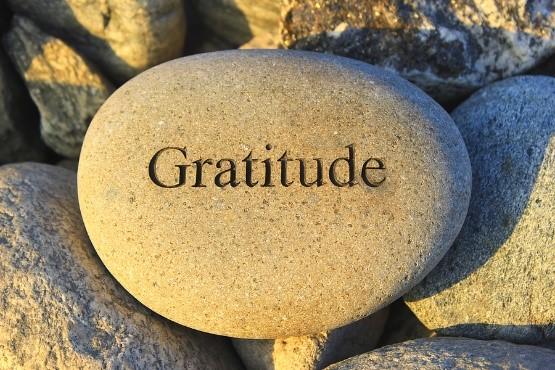 Gratitude on a stone