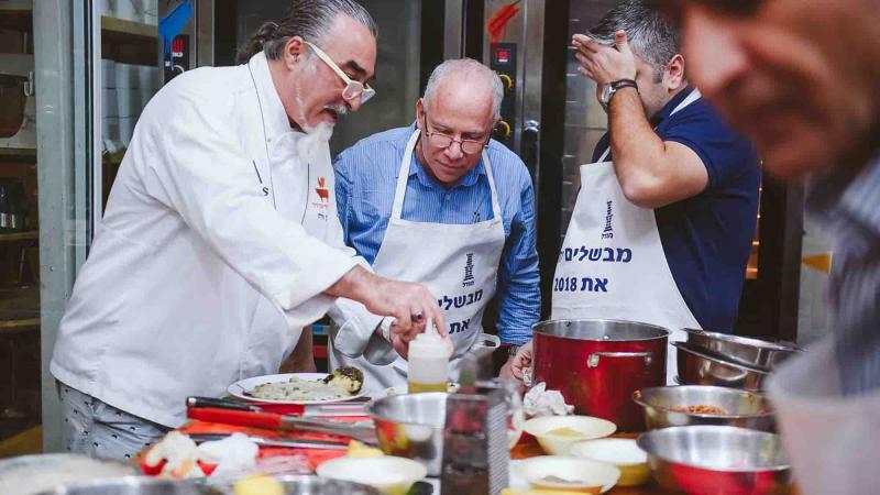 top chef culinary team building activity catalyst israel