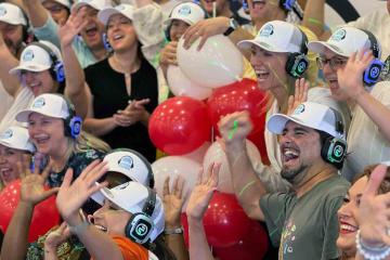 silent disco for engagement