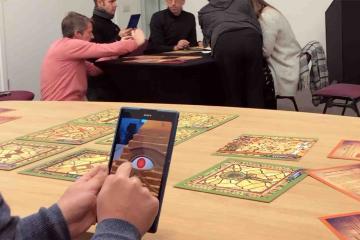 ar pyramid quest augmented reality team building game