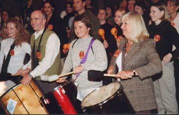 team building percussion workshop